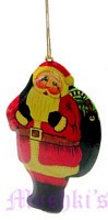 Santa shaped Christmas hanging - click here for large view